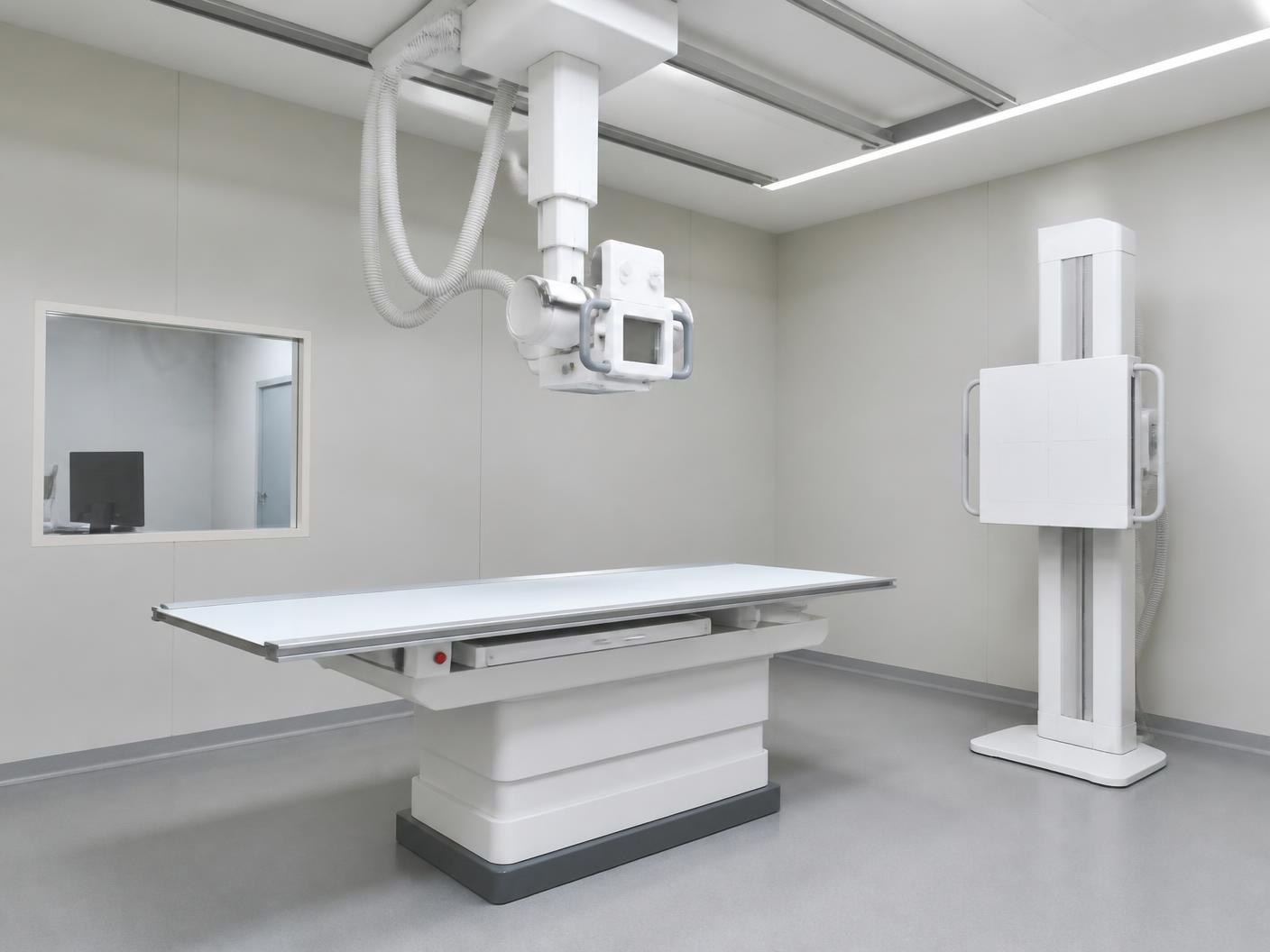 Digital X-ray room at Athipathi Scan Centre